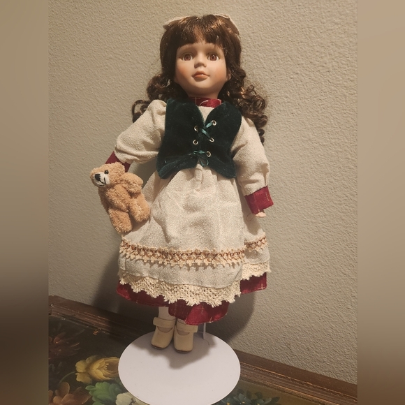 2007 Special Edition Vintage "Crystal" Porcelain Doll Collectible - Picture 1 of 13